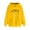 Yellow, variant on AOOCHASLIY Christmas Tops Women's Comfortable Sweatshirt Heart Pattern Printed Women's Hooded Pocket Drawstring Sweatshirt