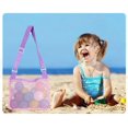 thumbnail image 5 of Bolso de playa infantil KAIYANG malla hueca y transparente 2 piezas COLOR 3, 5 of 5