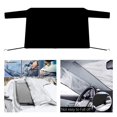 thumbnail image 1 of Car Windshield Snow Cover , Snow, Frost and Wiper Windscreen Snow Cover for Car Fits Most Cars, Suv's, and Truck Rear Windshield, 1 of 7
