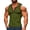 Green, variant on Mens Sleeveless Tank Tops Workout Cut Off Shirt Quarter Zip T Shirts Workout Swim Beach Shirts Breathable Lightweight Summer Athletic Tops Gym Fitness Training Black 3XL