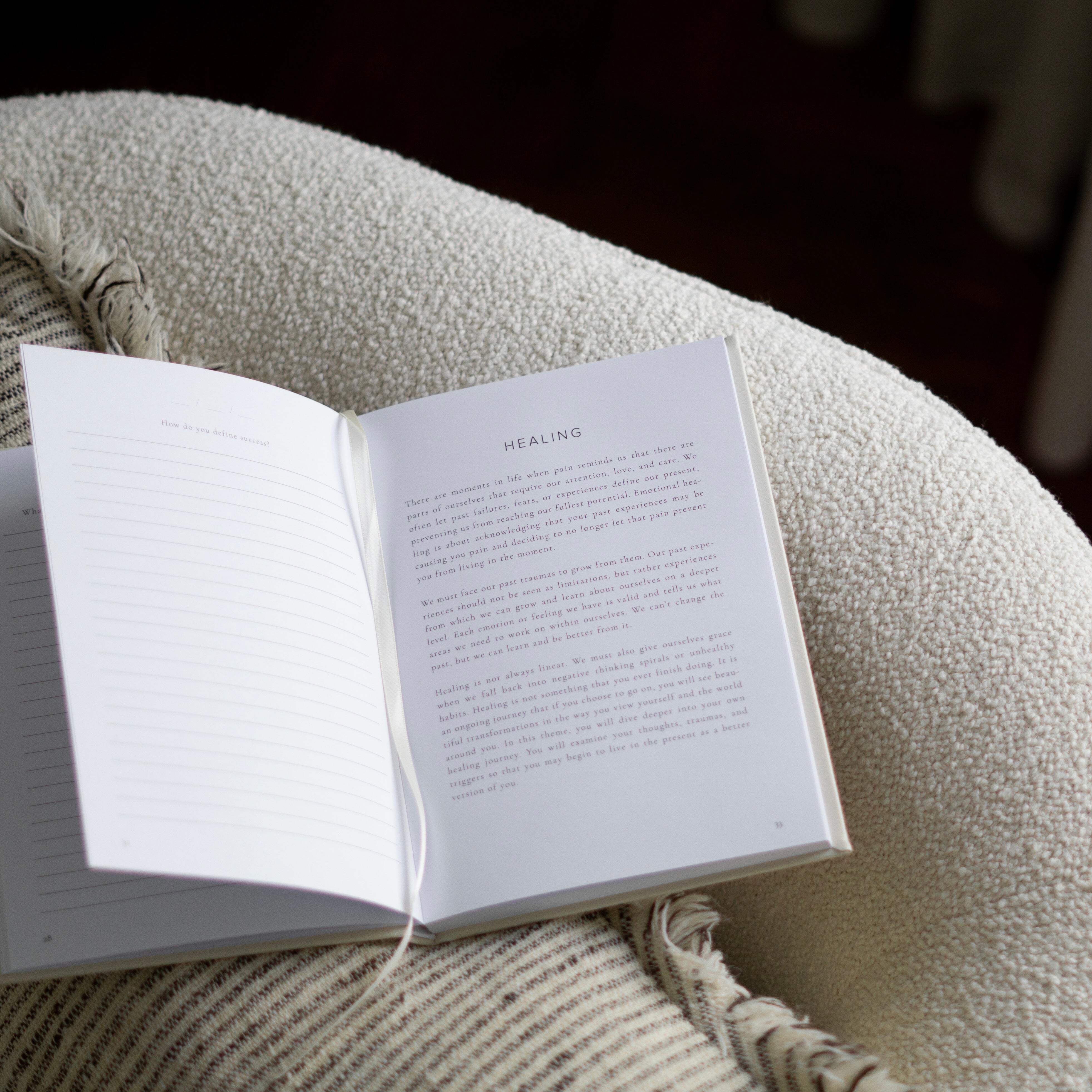 INSIDE THEN OUT Dig Deeper Journal - Guided Daily Journal With 180 Undated Prompts for Intention, Healing, Growth, Gratitude, Self Love & Discovery , Wellness, and Mindfulness