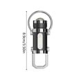 thumbnail image 2 of Linterna LED para llavero de aleación de aluminio, recargable tipo C, resistente al agua, con brillo ajustable, ideal para acampada, senderismo, emergencias y uso al aire libre, 2 of 2