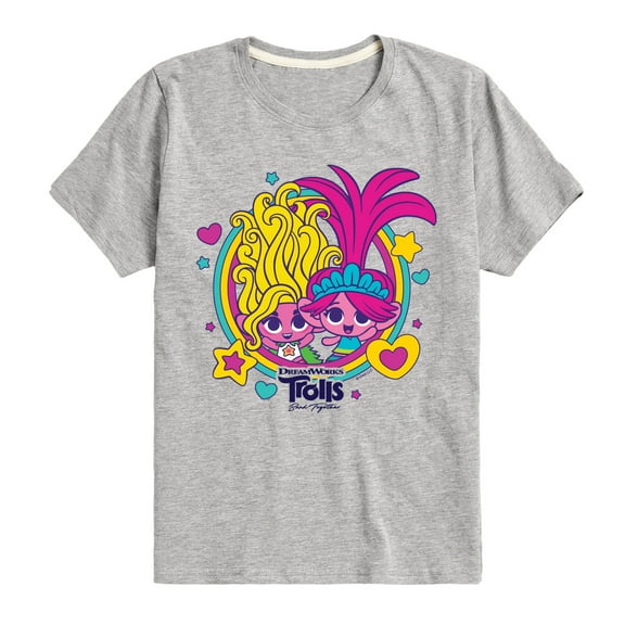 Trolls - Band Together - Poppy Rainbow - Toddler and Youth Short Sleeve Graphic T-Shirt