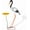 Black+white, variant on 38" Metal Crane Garden Statue with Bird Bath, Large Outdoor Heron Sculpture,Rust-Proof Garden Sculptures & Statues,Yard Art for Patio & Backyard