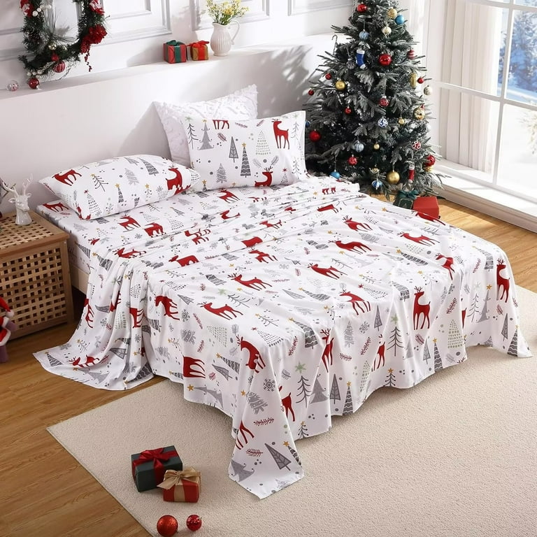 Christmas sheets queen discount