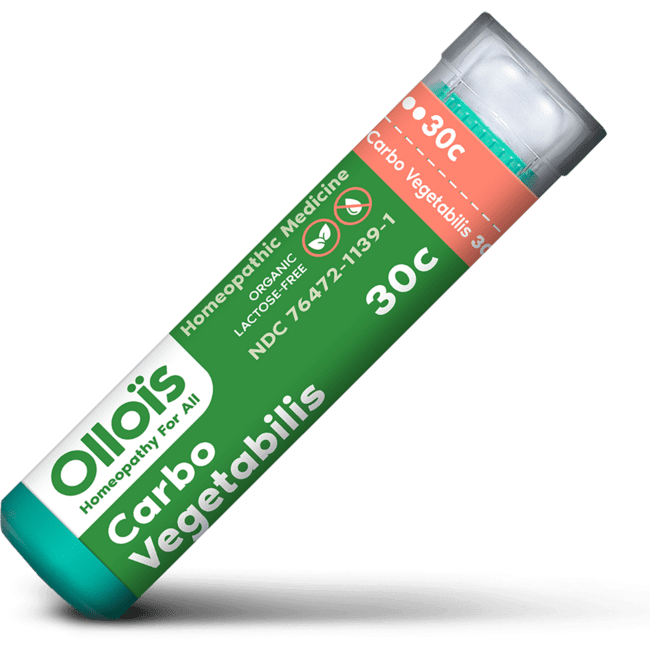 Ollois Homeopathic Carbo Vegetabilis 30c 80 Pellets