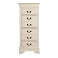 thumbnail image 3 of Glory Furniture Louis Phillipe 7-Drawers Bedroom Lingerie Chest in Beige, 3 of 7