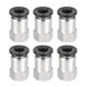 thumbnail image 1 of Adaptador de accesorio de tubo de conexión rápida, conector de tubo recto hembra M5 de 6 mm, accesorio de tubo neumático 6 piezas, 1 of 3