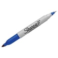 thumbnail image 6 of Sharpie Twin-Tip Permanent Marker, Fine/Ultra Fine Point, Blue, Dozen, 6 of 8