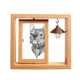 thumbnail image 1 of La pintura corre perro amigo empresa Marco giratorio de madera 4x6, 1 of 3