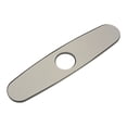 thumbnail image 3 of 10 Inch Sink Hole Cover, Deck Plate Escutcheon for 1 or 3 Hole Kitchen Faucet, Tap Hole Cover Black, 3 of 5