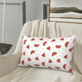 thumbnail image 5 of Daiia Hand Drawn Watermelon Bedding Waterproof Pillow Protector Zippered Queen – Bed Bug Proof Pillow Encasement-16"x24", 5 of 6