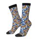 thumbnail image 1 of Balery Colorful Butterfly1 Calcetas Largas con Estampado para Hombre y Mujer – Suaves y Transpirables, Talla Única (US 5-11), 1 of 6