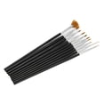 thumbnail image 1 of Paint Brushes, Artist Paint Brushes Professional Multi Purpose Long Handle Small  for Acrylic Miniature Detailing, 1 of 7