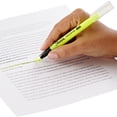 thumbnail image 3 of Sharpie Clear View Tip Highlighters, Yellow, 3 Count, 3 of 6