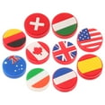 thumbnail image 1 of Miangastore 10Pcs Round Silicone Tennis Racket Dampeners for Vibration Reduction and Stability Enhancement Assorted Color, 1 of 8