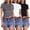 A-Dark Gray229, variant on Jamsmile 3pc/Pack Women Tshirts Crop Tops Summer 3 Piece Short Sleeve Tee Shirts Basic Going Out Tops Slim T-Shirts Crop Tops