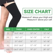 Insunen Knee Brace Undersleeve Closed Patella Comfortable Knee Sleeve for Under Brace Breathable Leg Sleeves for Men & Women (M)