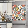 thumbnail image 3 of Yayeee Magnetic Dishwasher Cover for The Front Decoration Home Kitchen Machine Sticker Protector, Black Flowers Pattern, 3 of 6
