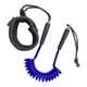 thumbnail image 2 of Correa de Seguridad Premium Kusrkot para Tabla de Surf Corta Bote de Goma Azul, 2 of 8