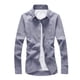 thumbnail image 2 of pstuiky Camisas casuales de manga corta para hombre, Camiseta informal de manga corta con botones y solapa de color liso para hombre camisas casuales para hombre xxl, 2 of 3