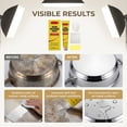 thumbnail image 3 of Metal Polishing Paste Stainless Steel Cleaner, Multi Purpose Metal Polish for Kitchen Sink Cookware, Decontamination Polishing Cream Restores Shine Household Metal Cleaner, 3 of 9
