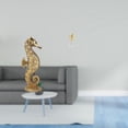 thumbnail image 2 of Escultura De Hoja De Resina Dorada, Adorno Decorativo Para Oficina, Dormitorio, Sala De Estar, Chimenea, Estantería, Bar, Decoración Abstracta Del Hogar., 2 of 8