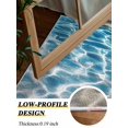 thumbnail image 4 of Water Ripple Area Rug for Bedroom 5x7 Ft Summer Ocean Beach Sand Seabed Super Soft fuzzy Throw Rug Non-Slip Fluffy Plush Indoor Floor Carpet for Living Room Nursery Home Decor, 4 of 8