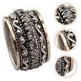 thumbnail image 3 of Bague Sculptée Antique Vintage Bague de Doigt Rétro Personnalisée, 3 of 8