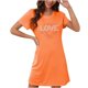thumbnail image 1 of Camisón corto de talla grande para mujer, camisón de manga corta con estampado de pecho a la moda, camisón para mujer, 1 of 2