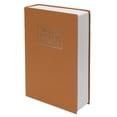 thumbnail image 2 of Libro de diversión seguro diccionalario de gran tamaña estilo de acero inoxidable libro de combinación de caja segura para documentos de tarjet de monedas, 2 of 7