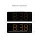 thumbnail image 5 of Reloj despertador digital multifuncional con pantalla LED, fecha, temperatura y hora, alimentación por USB para dormitorio, escritorio o mesita de noche. Aestivo | Naranja | AESTIVO, 5 of 7