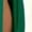 Emerald Green, variant on Women's Terani Couture 232m1530 Pleated Neckline Off Shoulder Thigh Slit Long Formal Dress Black 18