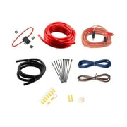 BOSS Audio Systems KIT-ZERO 10 Gauge Car Amplifier Installation Wiring Kit - a Car Amp Wire Kit Helps You Make Connections and Brings Power to Your Radio, Subwoofers and Speakers