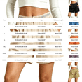 thumbnail image 3 of Only Moment Shorts for Women Trendy Polyester,Spandex Soft High Waist Shorts for Home,Summer with Pockets, Travel and Beach Vacation Swim Shorts Purple,M, 3 of 5