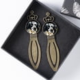 thumbnail image 4 of Dalmatians Vintage Copper Crown-Shaped Bookmarks: Stainless Steel Material, Gift for Book Lovers and Readers - Set of Two Bookmarks, 4 of 5
