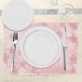 thumbnail image 2 of Ambesonne Pink Place Mats Set of 4, Cherry Blossom Floral Art, Standard Size, Pink, 2 of 5