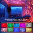 Star Projector Projector Bedroom Music Speaker Sound Activated Remote