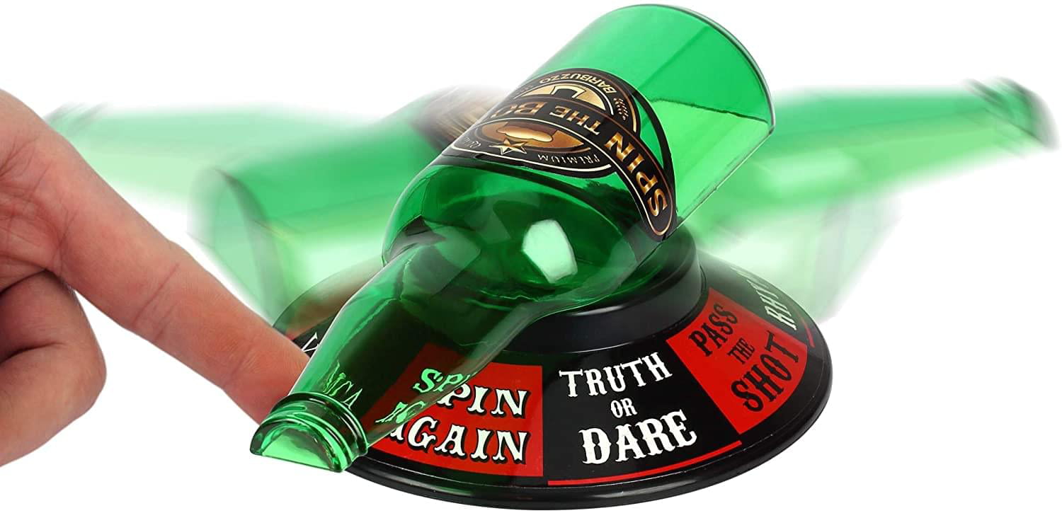 Spin The Bottle Drinking Party Game Beer Bottle Kissing By Barbuzzo Great Gift