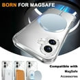 thumbnail image 2 of ShellTech for iPhone 16 Case with Invisible Magnetic Stand, Compatible with MagSafe Military-Grade Protection with Built-in Screen Protector, Shockproof Phone Case for Women Men,Clear, 2 of 6