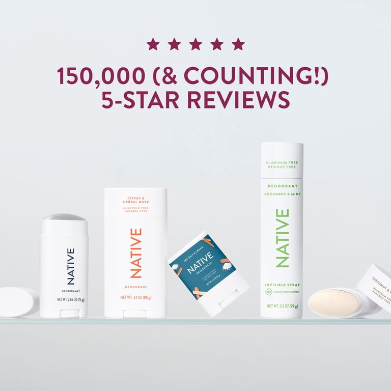 Native Deodorant, Blackberry & Green Tea, 2.65oz - Walmart.com