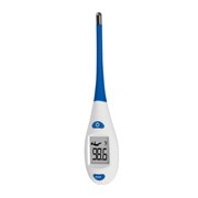 Veridian Digital Thermometer | 2-Second Readout | RATE Rapid Read Technology| Flexible Tip | Hygienic Water-Resistant Easy Cleaning | Storage Case + Instructions Included