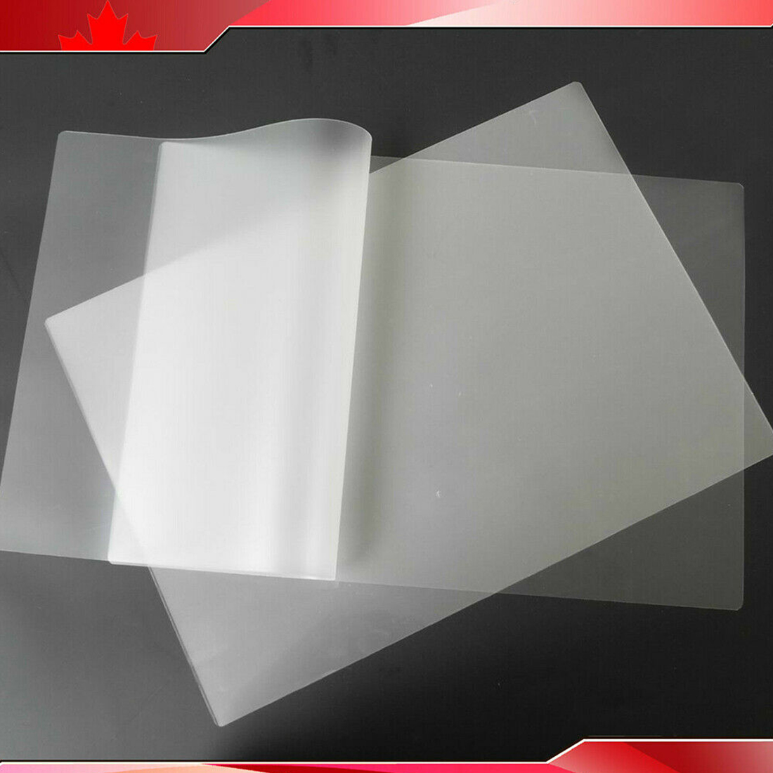 INTBUYING 100pk 6x9" PVC 2Flap 5Mil Glossy Clear Thermal Hot Laminating Pouch Film Laminator