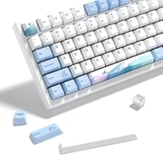 Alikpop Custom PBT Keycap Set, Cherry Profile Dye-Sub Minimalist Anime Retro Design for Mechanical Keyboards