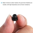 thumbnail image 4 of 10Pcs Tapón de agujero de goma, diámetro de montaje 5.5mm, ID 3mm, H 8mm, sello antiarañazos para tubo de cable negro, 4 of 5