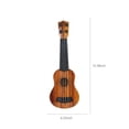 thumbnail image 4 of Clearance! JMYHOAM Kids Guitar Ukulele Beginner Musical Instrument 14 Inches With 4 Strings Mini Guitar For Skill Improving Kids Play Early Educational Pre School Children Toddler, 4 of 7