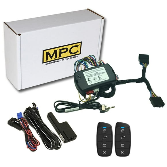 MPC Plug N Play Remote Starter for 2011-2014 Chrysler 200 |Gas| |Key to Start| with T-Harness - (2) Extended Range 4-Button 2-Way Remotes - Up to 1,500 ft