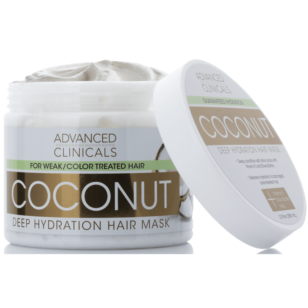 Advanced Clinicals Coconut Deep Hydration Hair Mask. Conditioner Mask