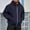 Navy, variant on Mens Fleece Sweatshirts Full Zip up Drawstring Hoodies Casual Long Sleeve Athletic Pullovers with Pockets 2026 Trendy