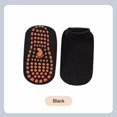 thumbnail image 1 of 5uds. Calcetines Tobilleros Cómodos Padre-Hijo para Yoga Barre Pilates (S) Negro, 1 of 2